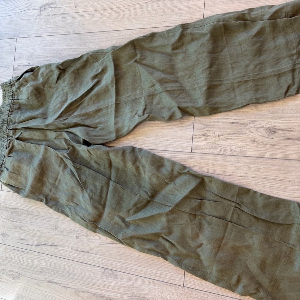 Zara Women's Olive Green Chinos - Picture 5 of 7